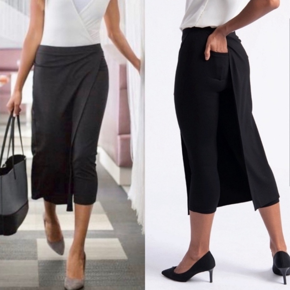 Betabrand leggings with skirt - Picture 2 of 7